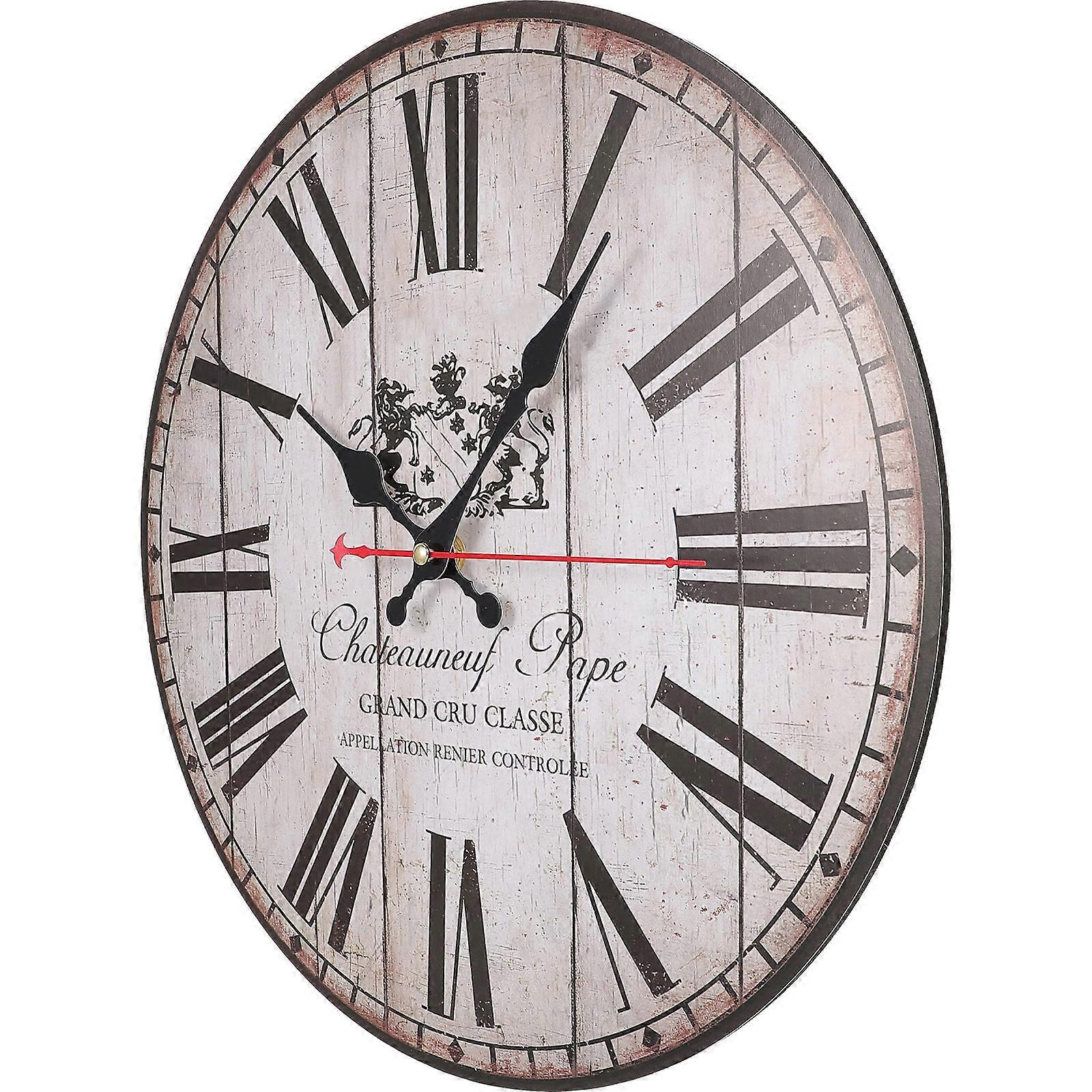 Clock Mute Hanging Round Clock for Home Use