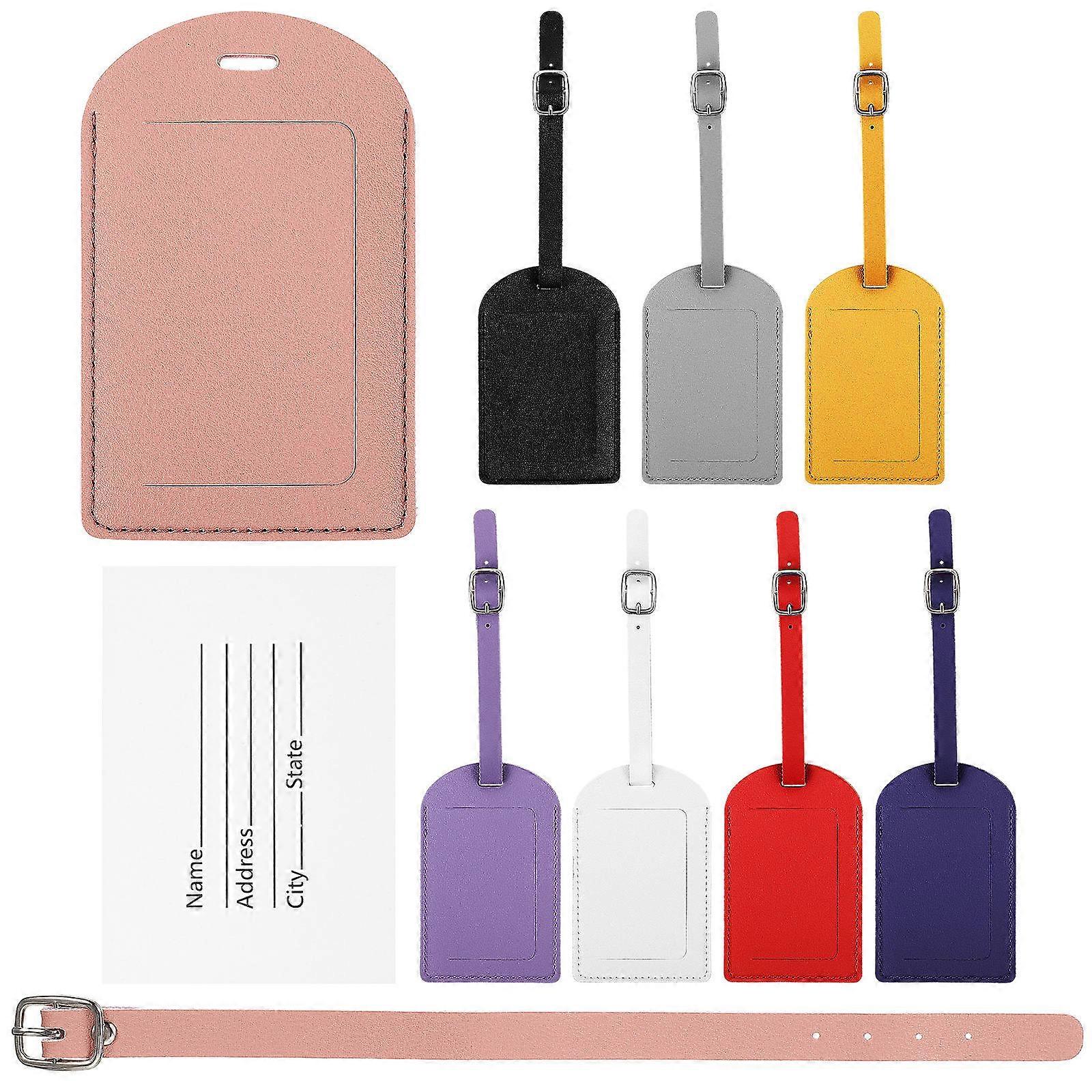 40Pcs Luggage Tags for Suitcase with Privacy Flap Design