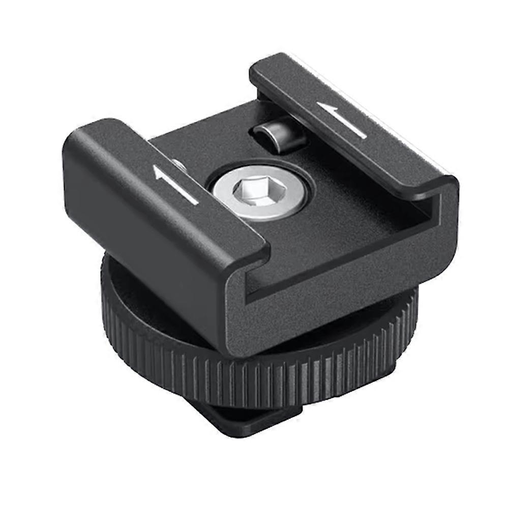 Camera Flash Wireless Microphone Support with Cold Shoe Mount for DJI Mic/Mic 2 and RODE Wireless GO II