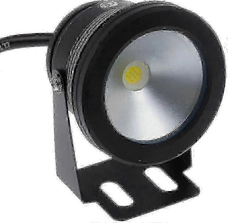 Underwater Pool Light for Garden, 10W 12V IP68 Black Waterproof LED