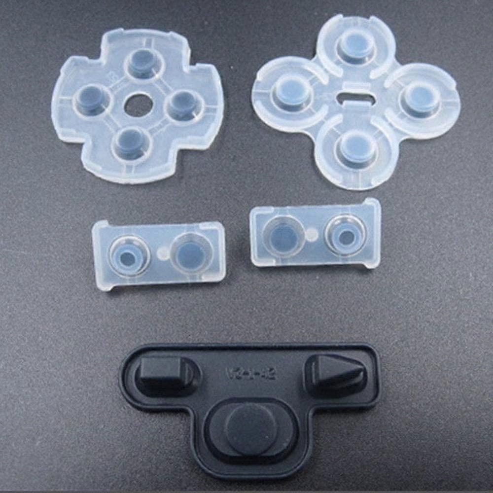 Replacement Clear Silicone Button Pad for PS3 Controller with Precise Response for Easy