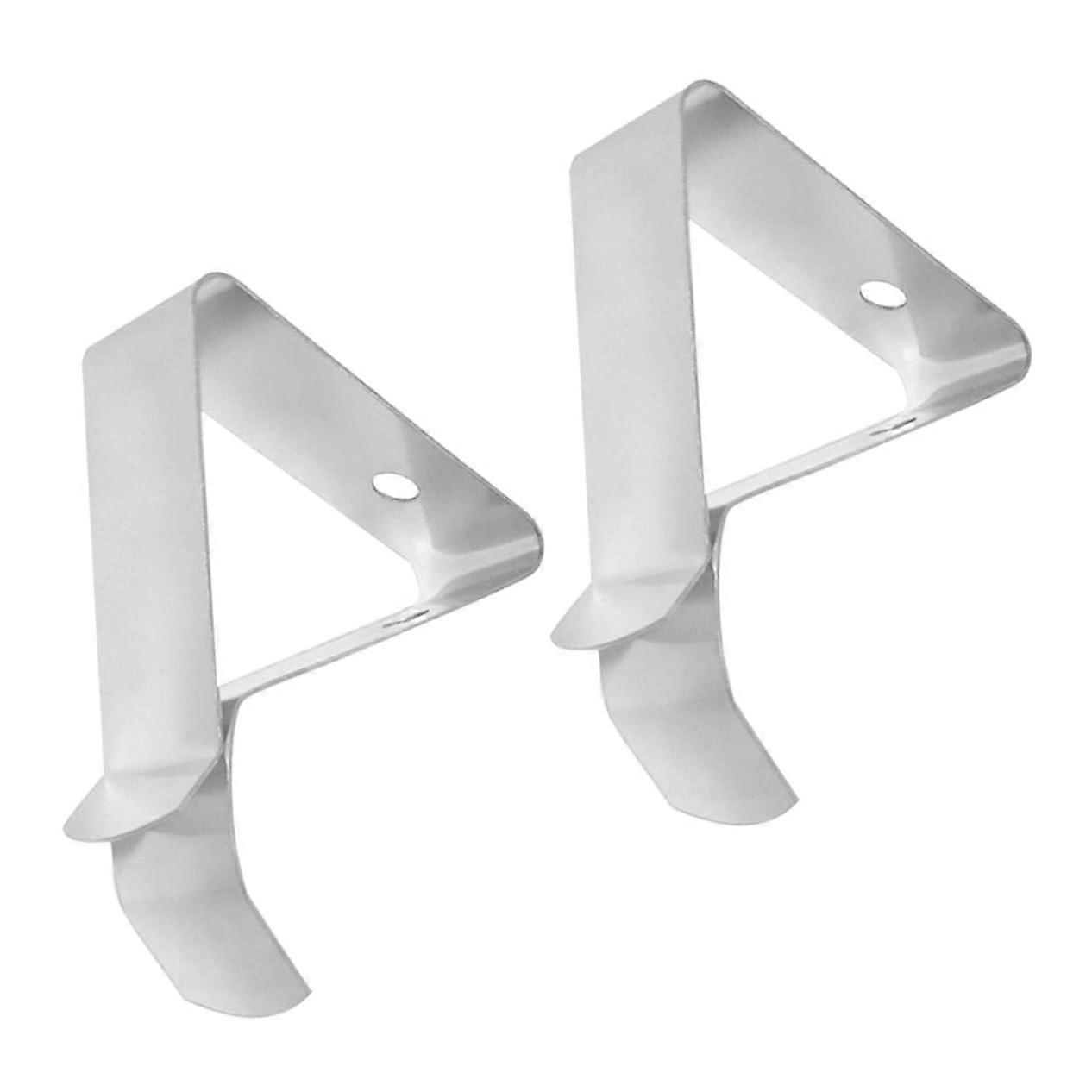 2Pcs Stainless Steel Thermometer Probe Clip for Cups Adjustable Temperature Holder Prevent Scalding