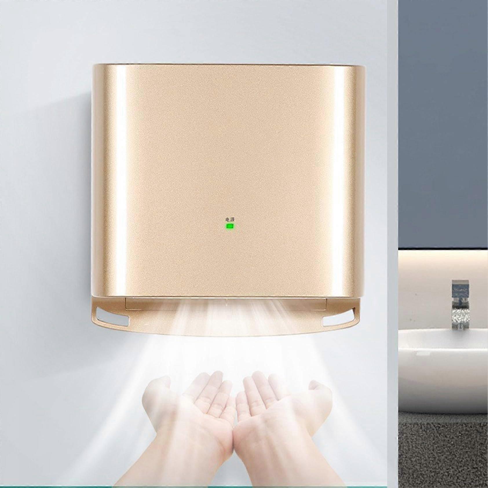 Automatic Hand Dryer 1250W  Speed Touch Wall Mounted Commercial Electric Gold