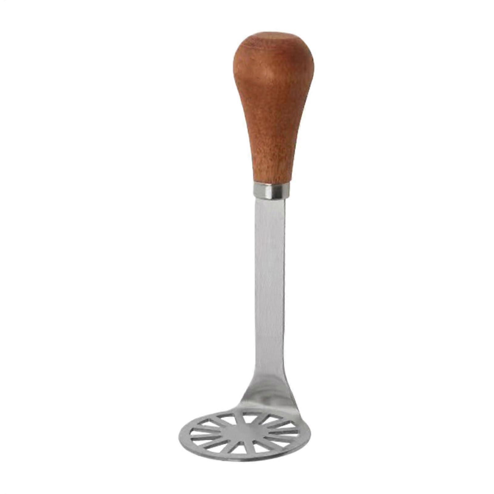 Stainless Steel Potato Masher with Ergonomic Grip, Versatile Vegetable and Fruit Tool for Cooking