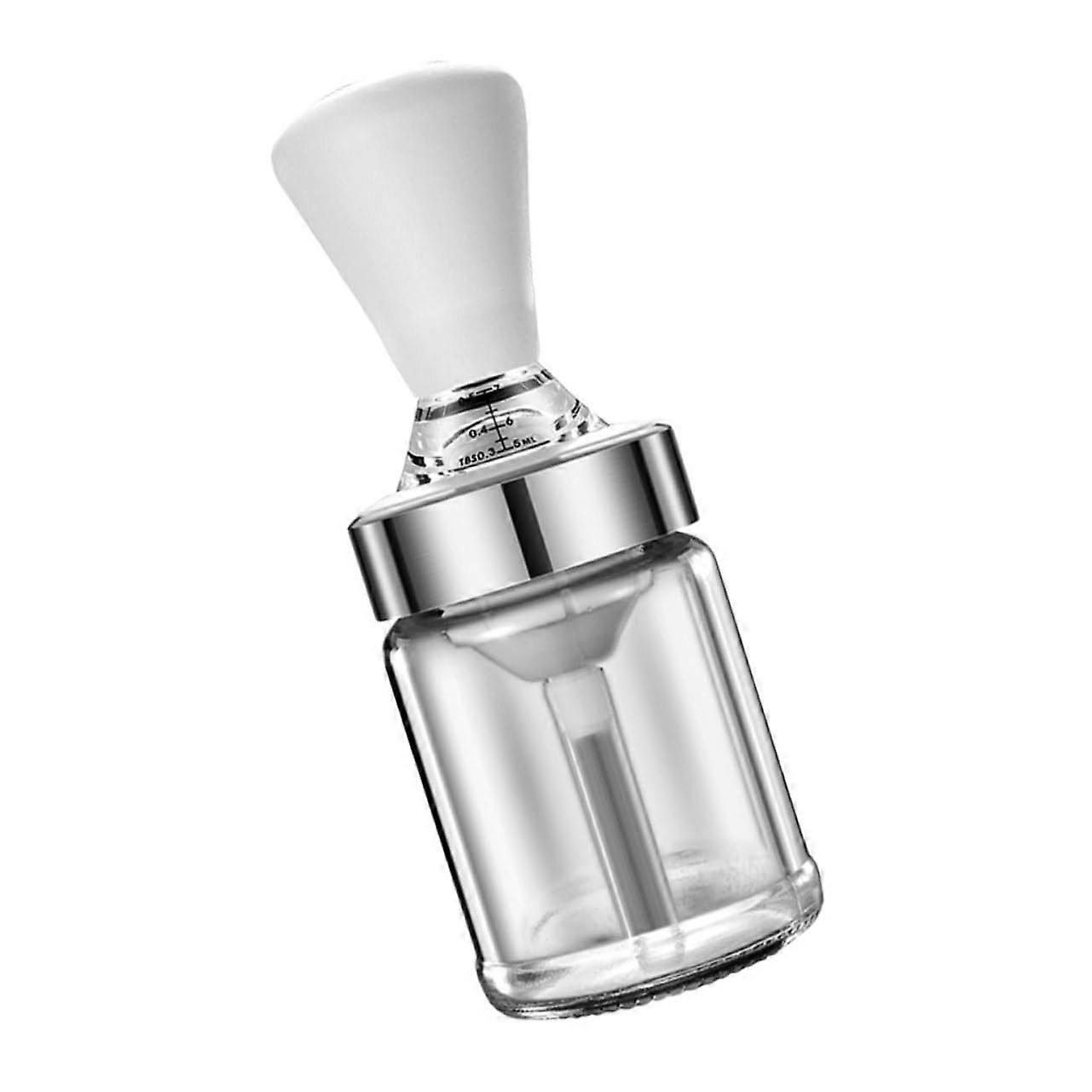 Silicone Oil Brush Bottle with Transparent LeakProof Container for Kitchen Cooking Baking BBQ