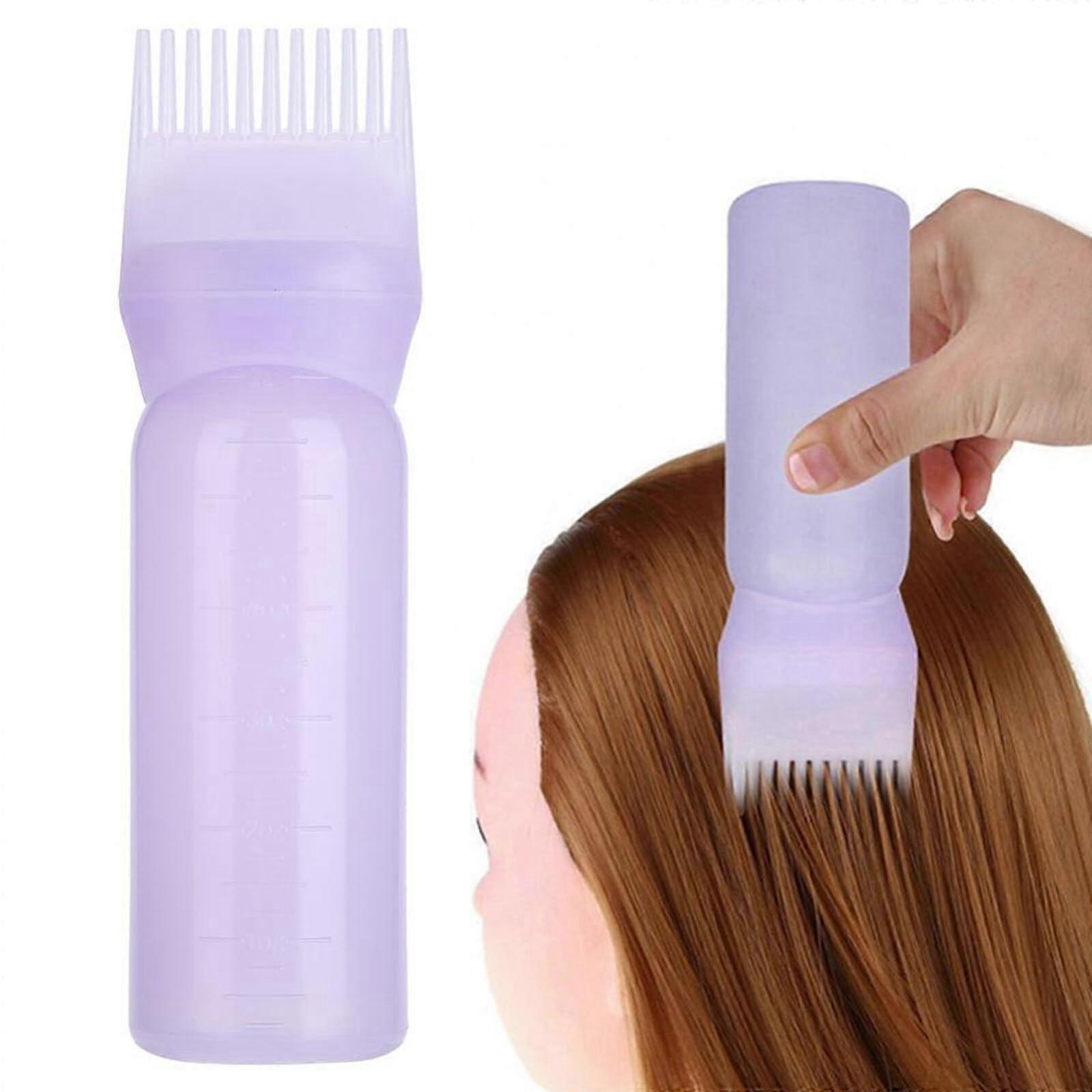Hair Dye Applicator Bottle with Comb for Even Color Distribution and Precise Root Touch Up