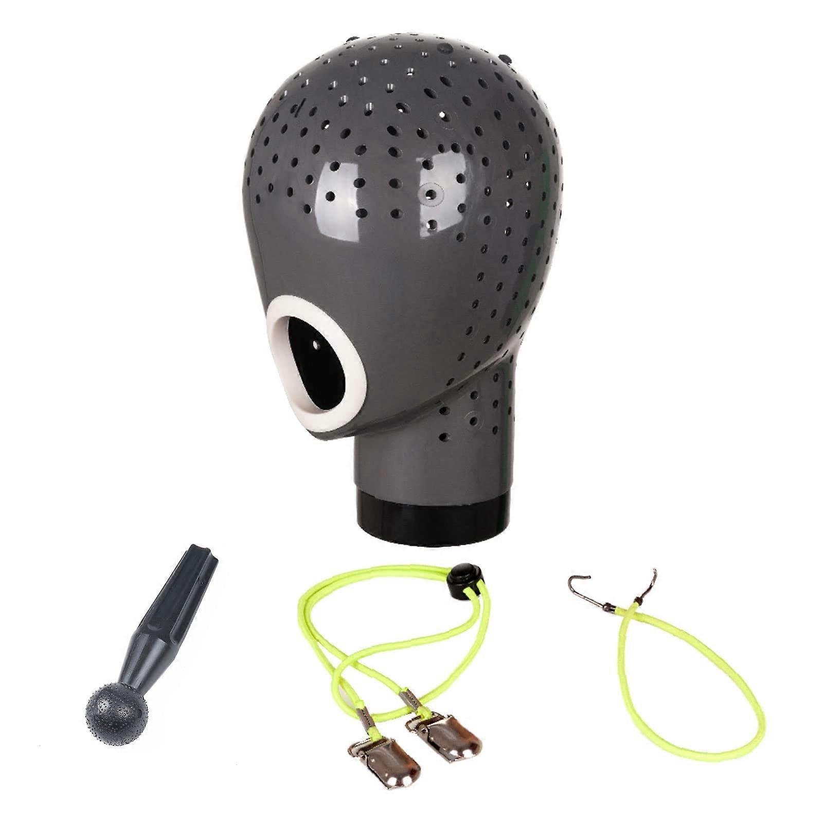 Wig Stand with Mannequin Head for Secure Hold and Fast Airflow Drying, Shape Retention Support