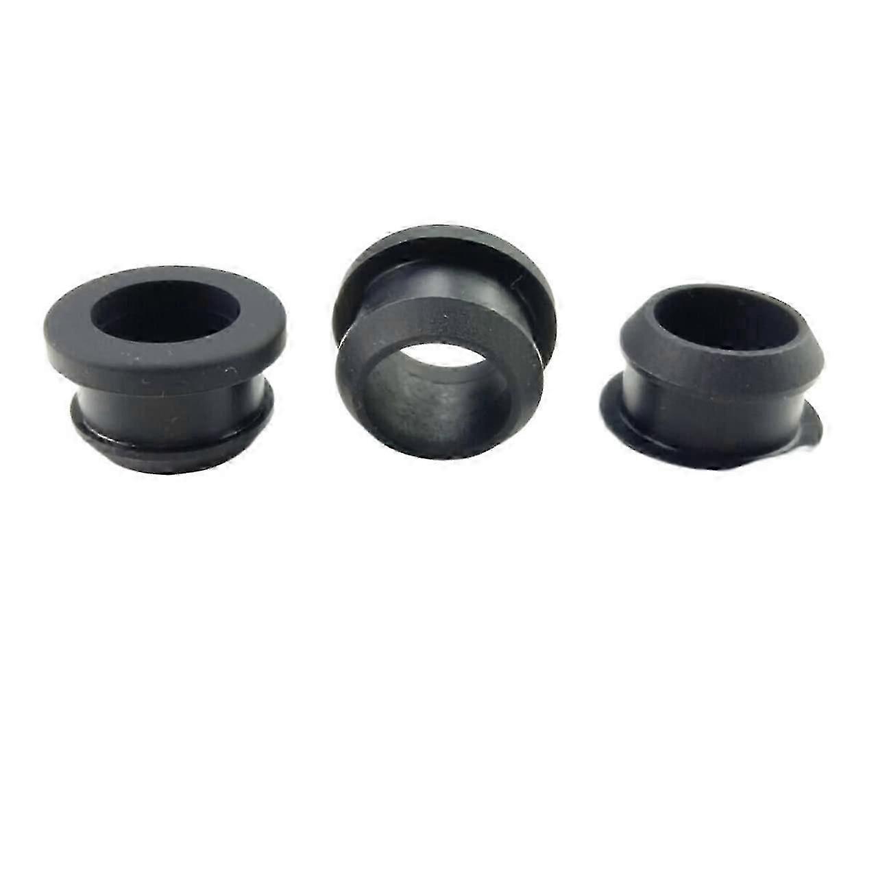 Silicone rubber plug, black cable, suitable for electrical and industrial applications, 45-506 mm, 15 mm and 19 mm diameter, 2 lengths.