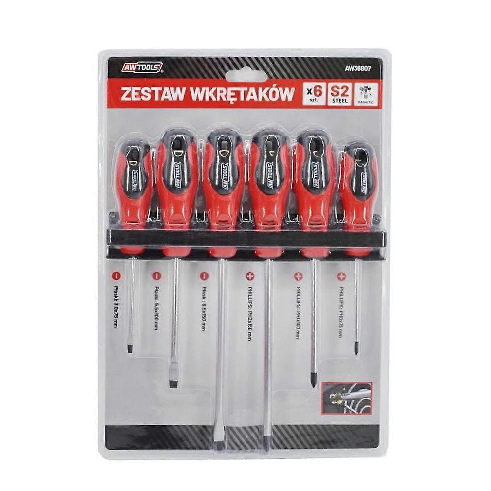 AW Tools Screwdriver Set (Pack of 6)