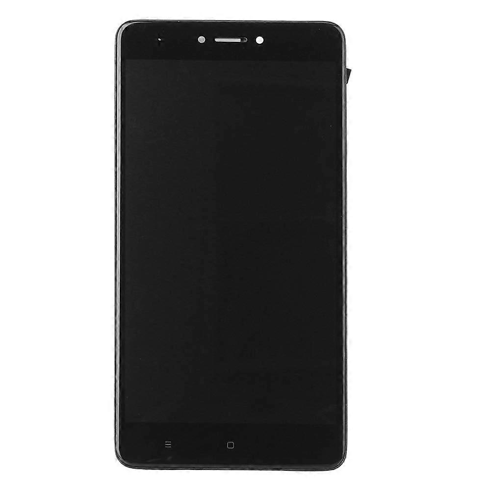 Screen Replacement with Frame Black LCD Touch Digitizer Assembly for Redmi Note 4X Fits Global Version