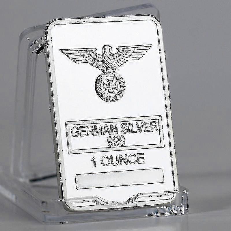 1 Oz German Silver Liberty Eagle Totem, Silver Plated