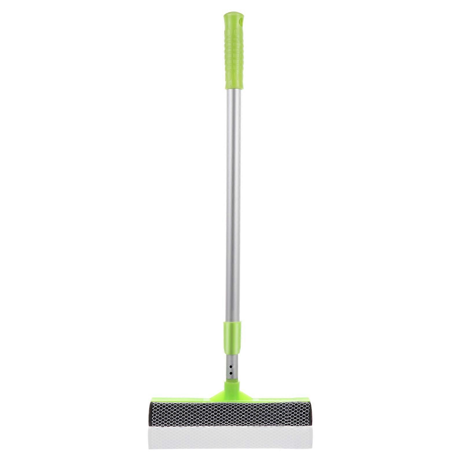 Long Handle Glass Squeegee for Window Cleaning with 3Pcs Retractable Plastic