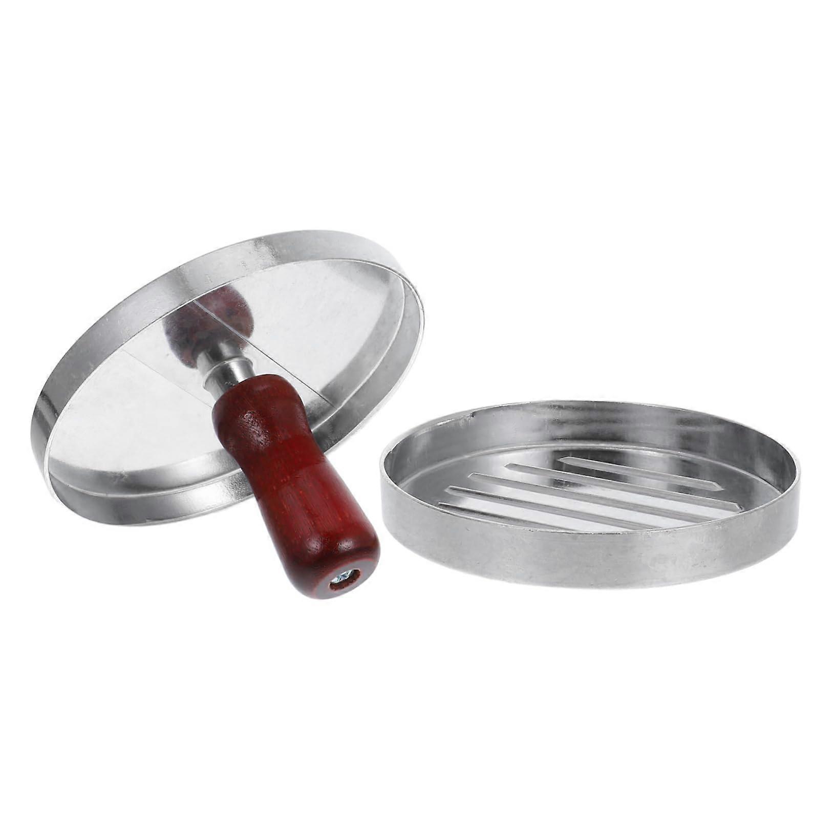 Burger Press Patty Maker Nonstick Easy Release for Griddle Includes Oil Papers Uniform Thickness