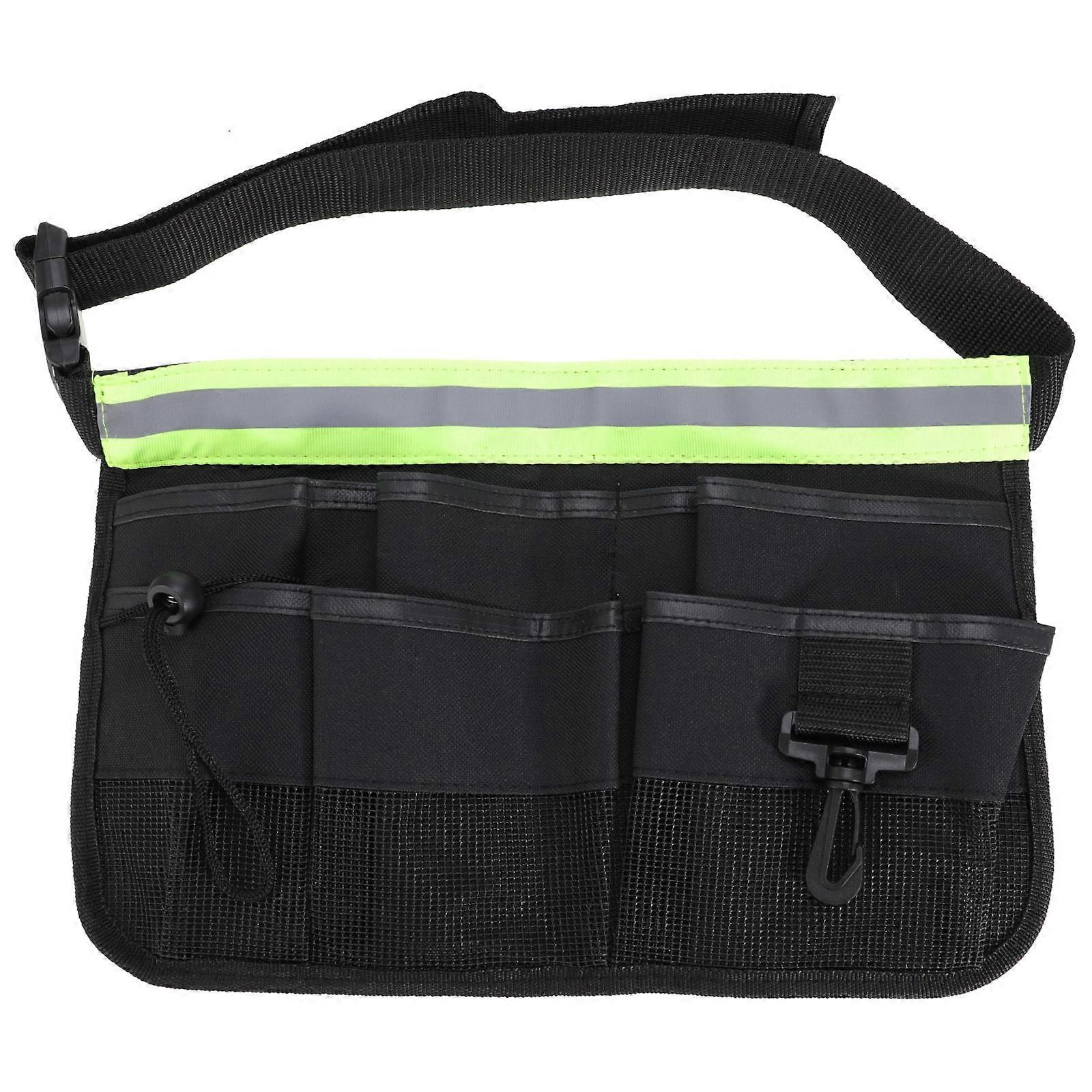 Tool Organizer Multifunction Tool Pouch Waist Bag For Electricians Black 1Set