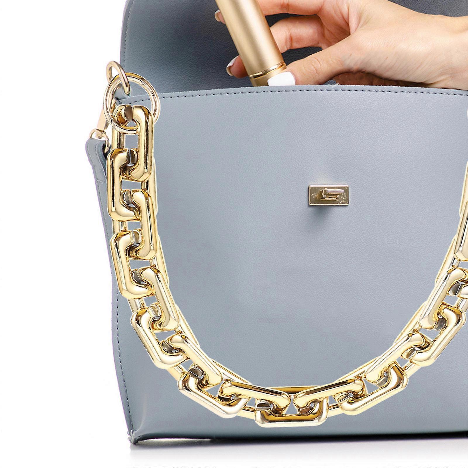 Golden Acrylic Bag Chain for Shoulder Bag Strap 1Pcs Practical Supply