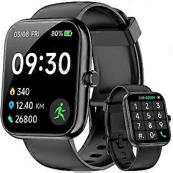 Smart Watch, 1.83' HD Fitness Tracker, Bluetooth Calling, IP68 Waterproof for iOS and Android