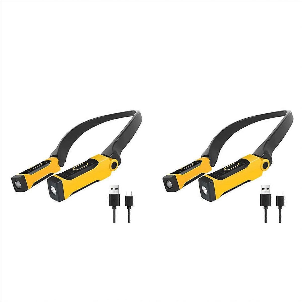Rechargeable USB Reading Lamp Neck Book Light,for Reading, Camping