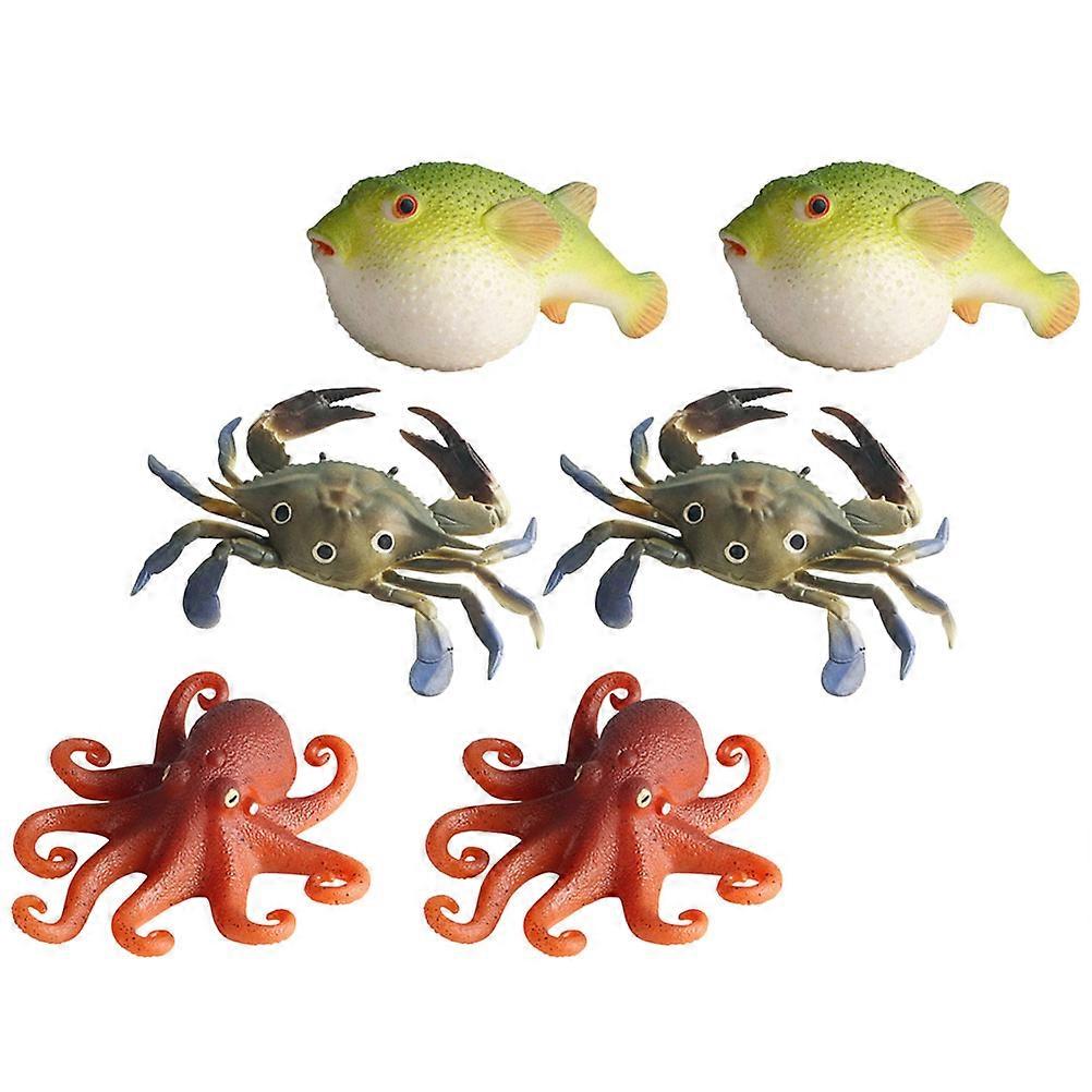 Educational Crab Simulation Toy for Parrot Playing 3Pcs Set
