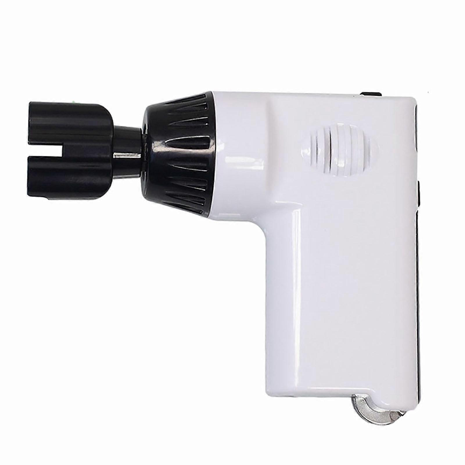 Electric Guitar String Winder with Dual Rotation Control Rechargeable Battery Compact White