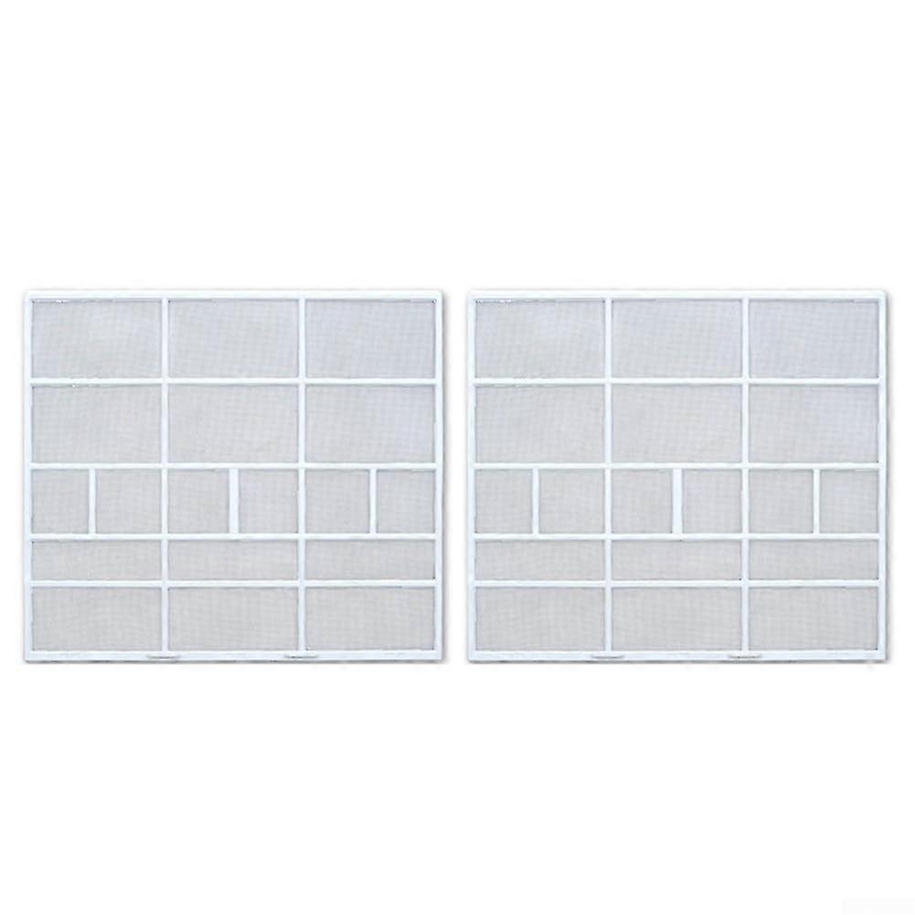 2 Pack Air Conditioner Filter compatible Split System Indoor Unit, Reusable Dustproof Outlet Screen 31.9x28.3cm