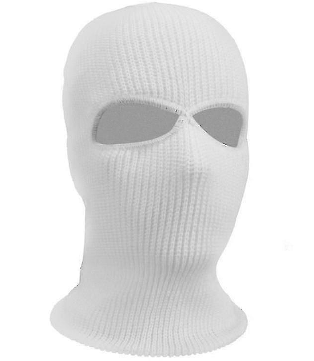 Helmaske med 2 hull og hette