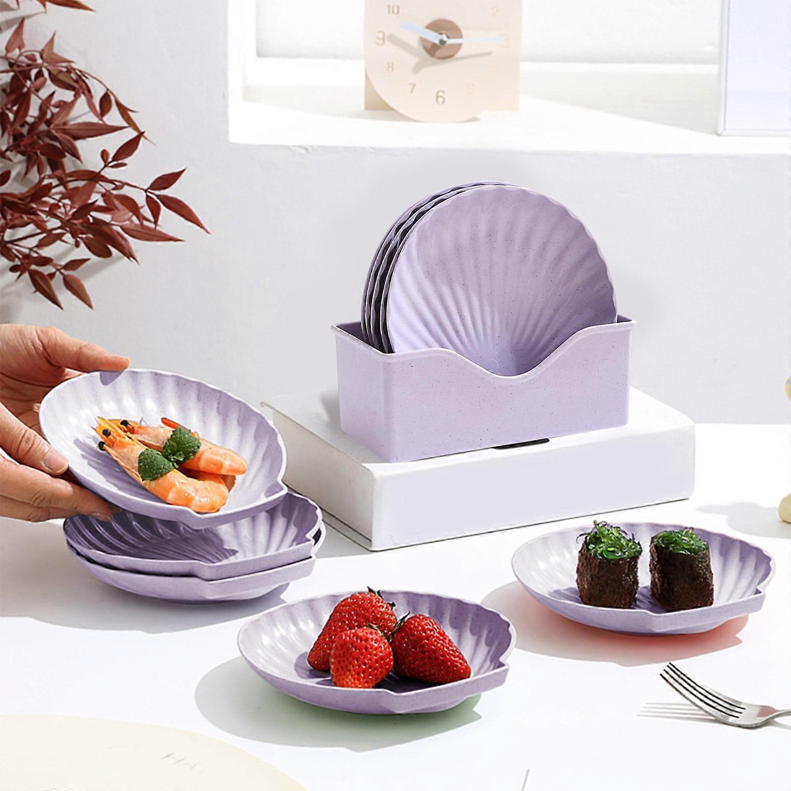 Shell Shape Small Plates Desktop Spit Bones Tray Home Snack Nut Plates