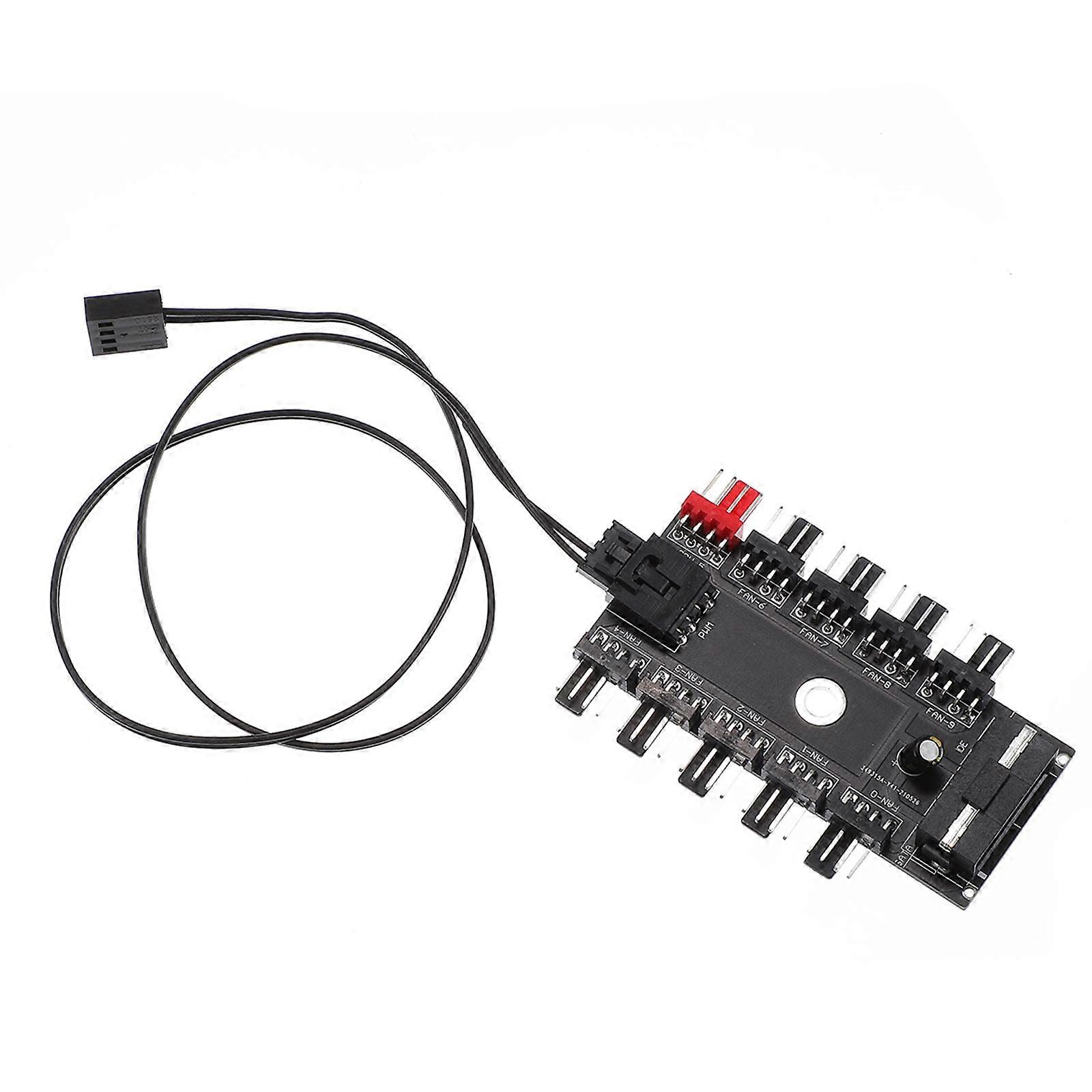 Office Computer Supply Cooling Fan Hub 2Pcs for Desktop Computer