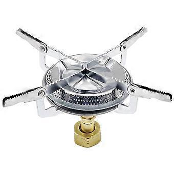 Camping Gas Stove with Windproof Folding Design for Hiking Backpacking Picnic Outdoor Cooking