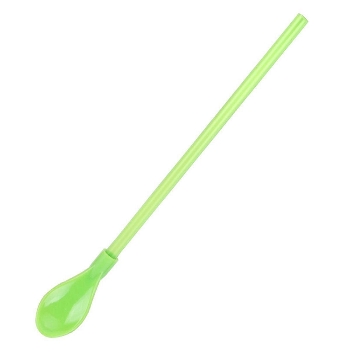 4Pcs Drinking Tea Spoon Straw Spoon Multifunction Stirring Set