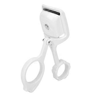 3 Gears Heated Eyelash Curler Intelligence Electric Eye Lash Curler Type C Rechargeable Eyelash Curler White