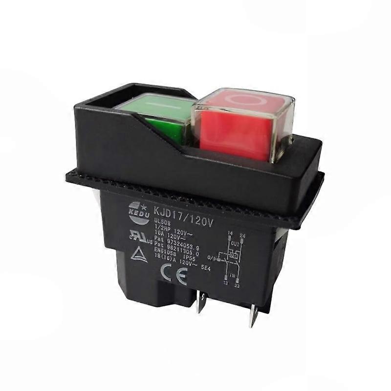 5-Pin 220V Push Button Electromagnetic Switch for Garden Equipment
