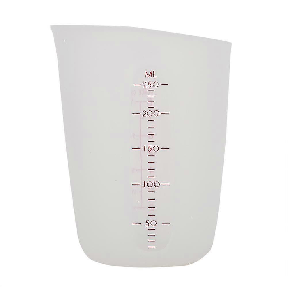 Transparent Silicone Measuring Cup, Visual Semi-Permeable, 250ml