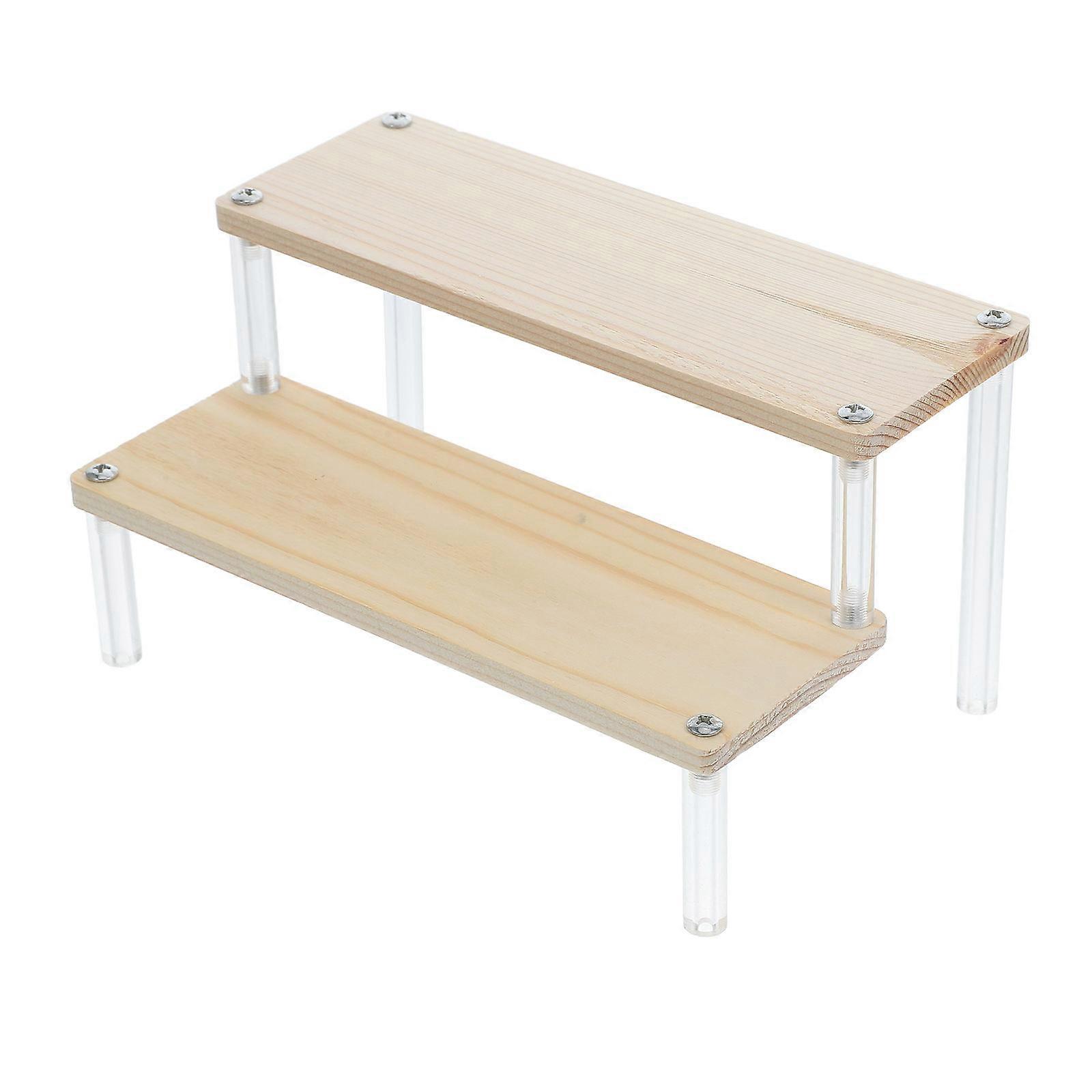 Display Riser Acrylic Display Shelf Organizer for Perfume 4Pcs