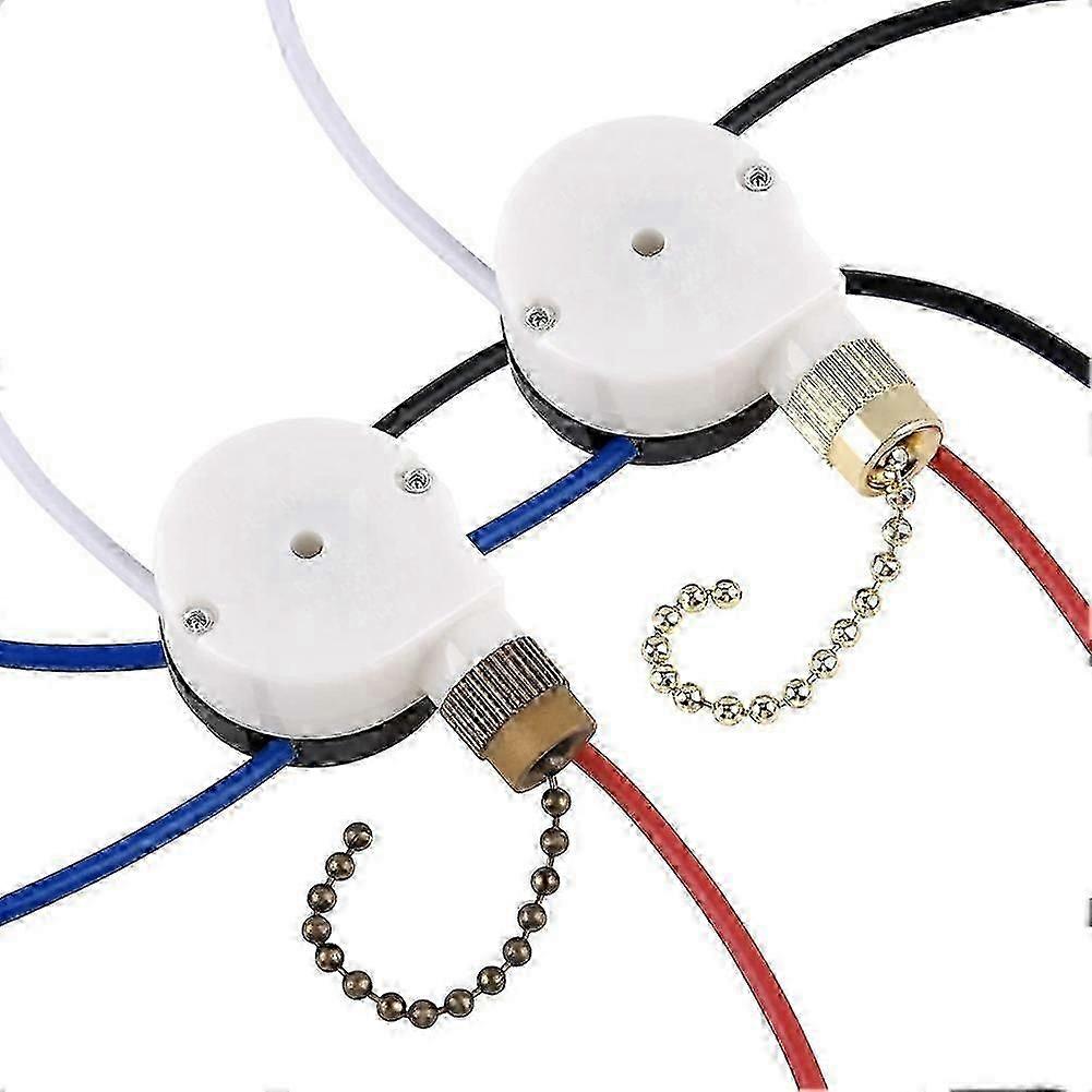 ZE-208S E89885 3-button, 4-wire ceiling fan switch set with pull chain, edition 0722