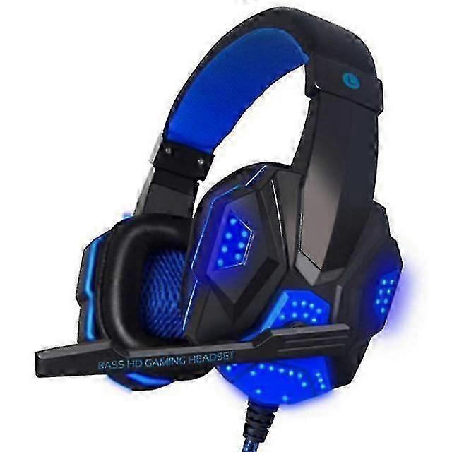 Gaming Headset With Mic And Led Light