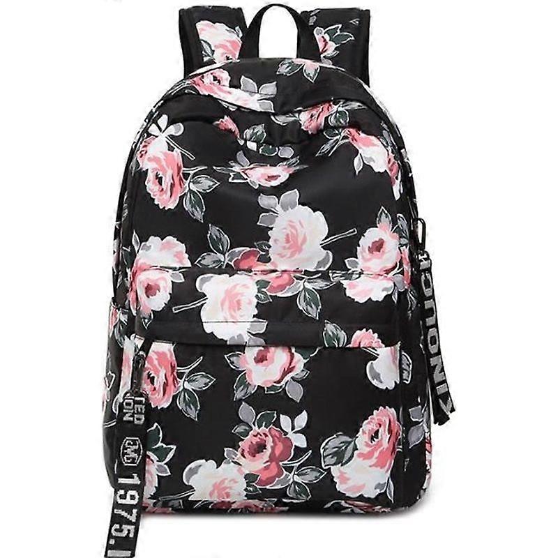Backpack - Noname - College - Canvas - Black - Multifunctional