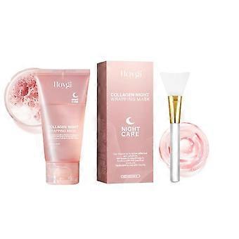Collageen peel-off masker met kwastje, 75 g. Reinigt op milde wijze de poriën van het gezicht, verwijdert mee Eters, verstevigt en hydrateert.