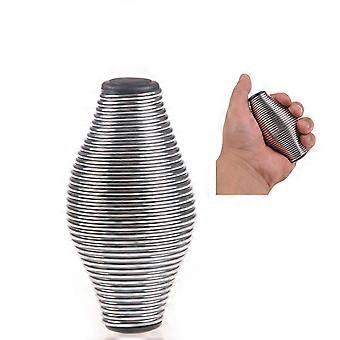Stainless Steel Spring Hand Grip Strengthener Relief Stress Ball Finger Wrist Forearm Thumb Exerciser Stress Relief Therapy Squeeze Toy