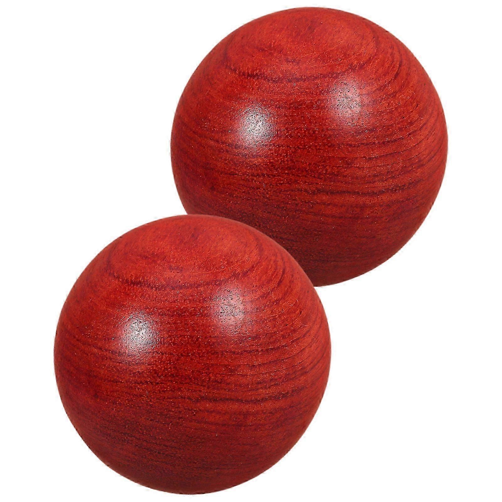 Wooden Baoding Balls, Hand Exercise Balls for Meditation, 10Pcs