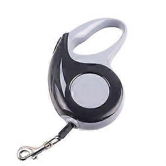 Durable Pet Dog Puppy Cat Automatic Retractable Dog Leash Telescopic Traction Rope Belt (Black) 26-27