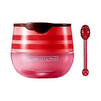 Hot Pink Moisturizing Lip Balm with Hygienic Applicator and Dual Function Exfoliator for Dry Lips