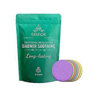 Relaxing Body Care Shower Pack - 6pcs Lemongrass & Lavender Oil for Stress Relief, Deep Cleansing, Aromatherapy, Skin Nourishment & Softening