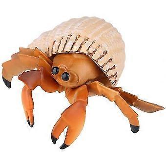 Hermoso regalo Juguete de cangrejo ermitaño, simulación educativa segura Modelo biológico marino Animal Ermitaño Cangrejo Juguetes Regalo