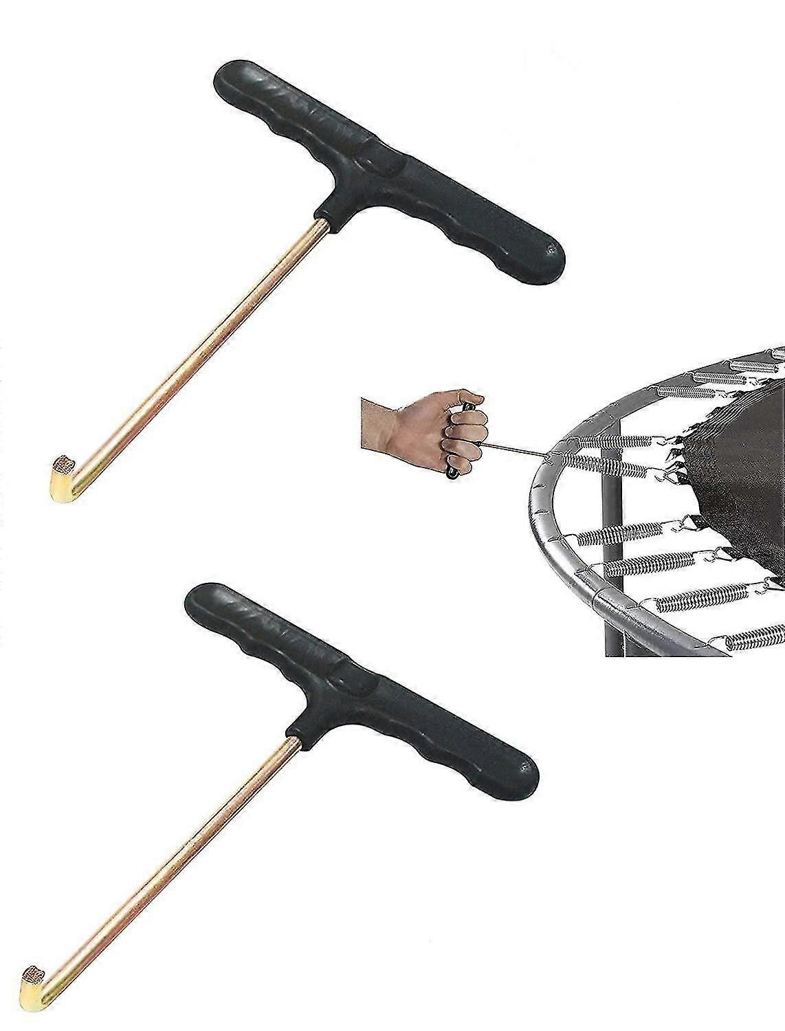 Trampoline Spring Pull Tool T-hook (2 Pack)