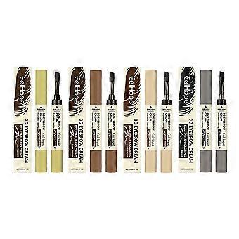 Eelhope 3D Color Double Headed Eyebrow Cream is long-lasting, natural, waterproof, non smudging, and quick to apply