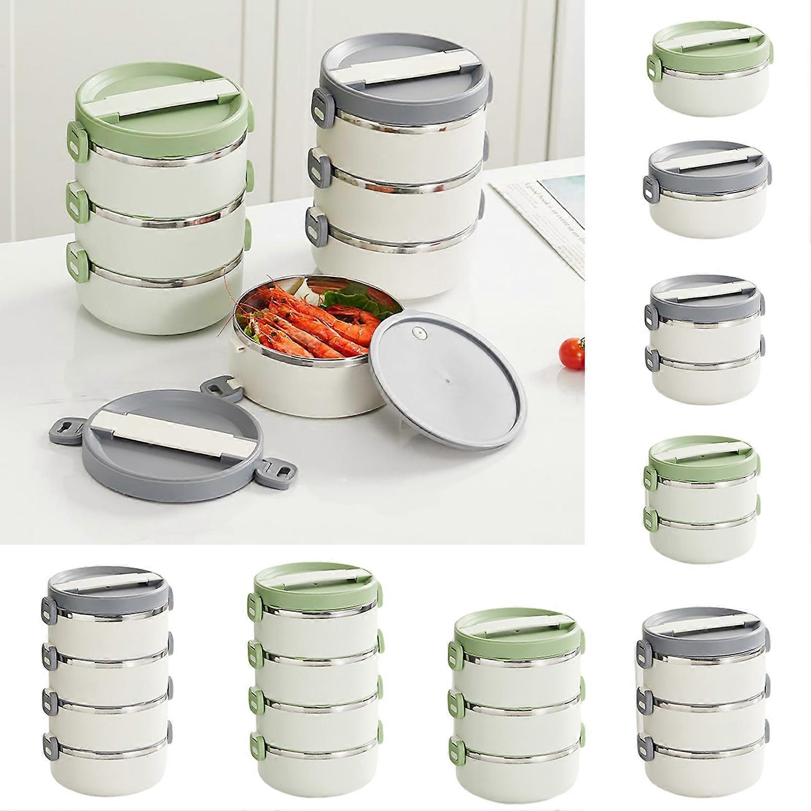 Durable Stainless Steel Lunch Box with Stackable and Leak Proof