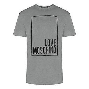 Love Moschino Mens Box Logo T-Shirt