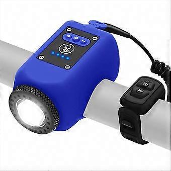Night Riding Bike Light and Horn 2-in-1 Set, Blue