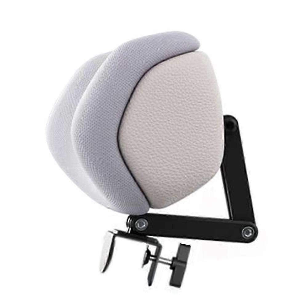 Adjustable Memory Foam Headrest-Ergonomic Neck Support Pillow with Flexible Height and Angle