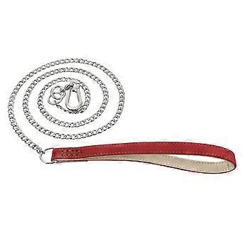 Heavy Duty Dog Leash Stainless Steel Chain with Padded Handle